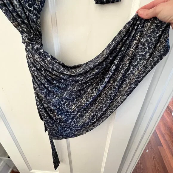 Drapey Soft Wrap Dress - XL - Kulayan - USA Brand Made in the Philippines - EUC - Picture 4 of 9